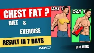 BEST EXERCISE FOR CHEST FAT MALE | DIET ✅