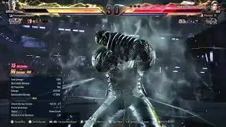 Tekken 8 Bryan 123 Damage combo in online match