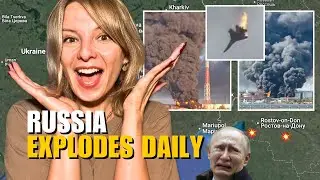 HUGE DAILY STRIKES IN RUSSIA: SU-25, ROSTOV REFINERIES, RYAZAN POWER PLANT Vlog 789: War in Ukraine