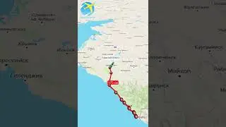 Маршрут поезда 576М Адлер - Волгоград (по заказу @russia_tr_ru )