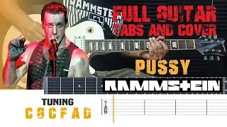 Rammstein- Pussy- Guitar Cover | Screen TAB