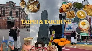 taipei & taichung 2026 vlog | zhongshe flower farm, ximending night market food, taipei 101 🇹🇼🧋🍡🌷🪻💛