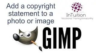 How to add a copyright logo or statement to an image or photo.
