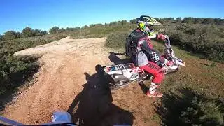Tourniquet et superman, une bonne journée en enduro.