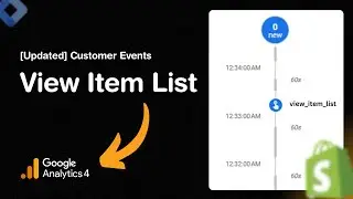 [Shopify Customer Pixel] Ga4 View Item List Event using Google Tag Manager