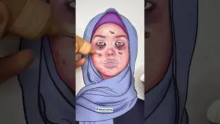 Hijab Girl Bronze Makeup Tutorial ✨  #hijab #hijabi #hijabfashion #hijabmakeup