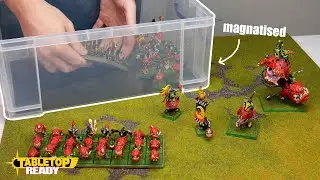 How to make an affordable Magnetised carry case for your miniatures