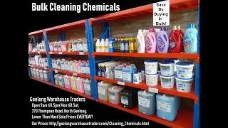 Geelong Warehouse Traders Bulk Cleaning Chemicals