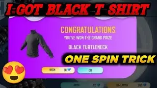 I GOT BLACK TURTLENECK IN ONE SPIN TRICK😄😄 NEW BLACK TURTLENECK REDEEM CODE IN FF