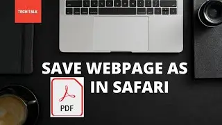 How To Save a WebPage As PDF In Safari