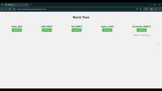 World Clock with the help of HTML , CSS , JS 