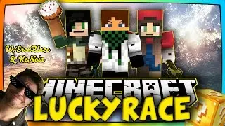FOTO IMBARAZZANTE!? - LUCKYRACE CHALLENGE W/ERENBLAZE & KENOIA (Minecraft)