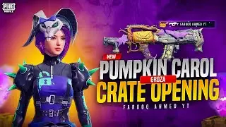 Maxing out PUMPKIN Carol - GROZA | 🔥 PUBG MOBILE 🔥