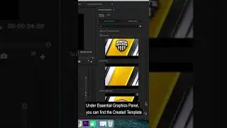 Export as Motion Graphics Template ! Adobe Premiere Pro Tutorial