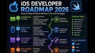 iOS Development Roadmap 2026 💡 SwiftUI, APIs, MVVM & App Store : Part 1