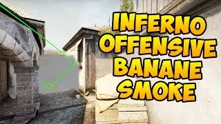 CS:GO - Smoke Tutorial #25 - Inferno Offensive Banane Smoke