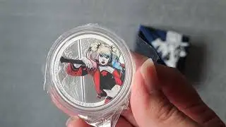 2024 Niue 1oz Silver DC Villains – Harley Quinn™ Colorized Proof Officially Licensed