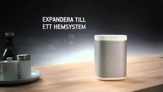 SONOS PLAY1 - Djupt, kristallklart HiFi-ljud.