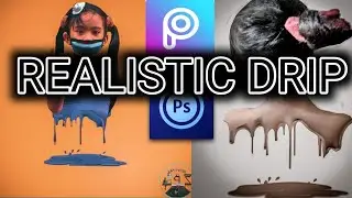 Picsart tutorial How to make 3d drip/ picsart how to make realistic drip/ realistic dripping effect