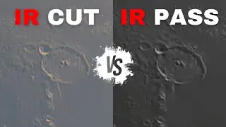 Daytime Lunar Astrophotography - IR Cut vs IR Pass Filter Comparison