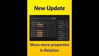 Relation Update - Quick tutorial in Notion  - #shorts