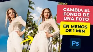 Cambia el fondo de una foto en menos de 1 minuto | Tutorial Photoshop