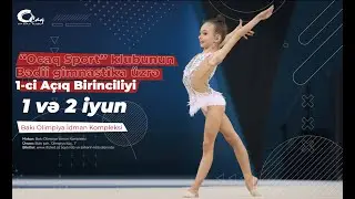 Bədii Gimnastika üzrə 1-ci Ocaq Açıq Birinciliyinin ilk günündən maraqlı anlar.