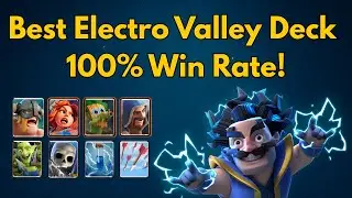 Best Electro Valley Deck – 100% Win Rate! | 3,400 → 3,800 Trophy Push (Arena 11)