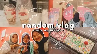 random vlog🍦🍪 lunch, brownies, ice cream, etc. | indonesia