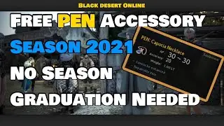 BDO 2021 - Seasonal Character Free PEN Accessory NO GRADUATION NEEDED - Summer Season 2021 (Ended)