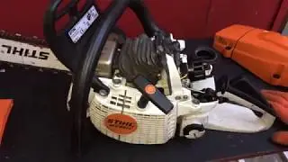 Stihl M-Tronic ms 261 c отсутствие холостого хода