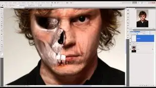 Speed Art - Zombie transformation (Adobe Photoshop)