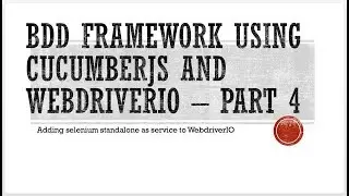 CucumberJS(BDD framework) with Selenium Webdriver -  selenium standalone as a service