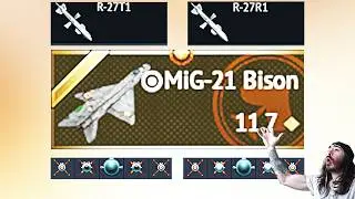 MIG-21 BISON (Great Britain Now Has a Best Premium Plane!) - WAR THUNDER