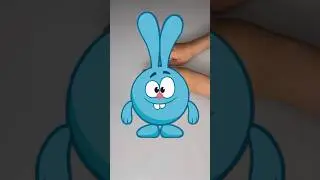 Пластилиновый Крош как всегда хорош #пластилин #хендмейд #своимируками #shorts