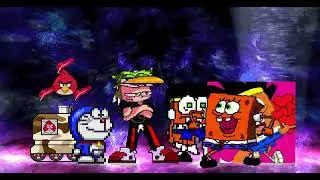 Mugen Request Doraemon, Angry Birds Tanks & Chri$7i@nV4zq14 VS Arturo Mendoza x3