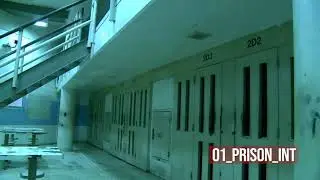 PRISON INT Catalog.  Handheld Modern Prison Interior Establishing Shots