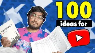 100 ideas theory for small channels | Comedy Video K Liye Topic kaise likhe on YOUTUBE in 2022