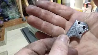 Граверовка для начинающих накладки ножа 2