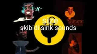 skibidi sink sounds size difference