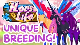 Breeding UNIQUE Coat Colors! 🌟 Horse Life 🌟 Roblox Horse Game