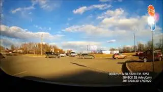 Авария маневр не удался...