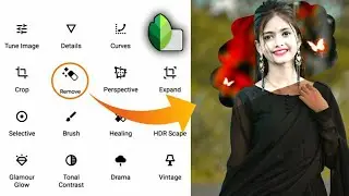 Snapseed Face Smooth + Background Change Photo Editing Tricks | Snapseed Background colour change