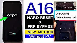 Oppo A16 CPH2269 Hard Reset OPPO Mobile Easy Forget Password 2024