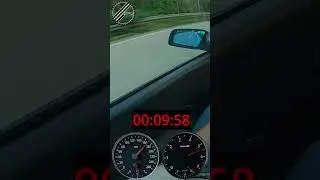 BMW 545i E60 4.4 V8 333 PS 100-200 kmh Acceleration Test