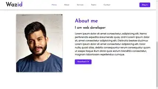 How to make a portfolio website using html and css||part-2