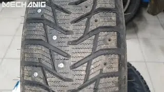 Brutal stuff at the service station. #96 New STUDDED tires without STUDS:))) Funny stuff at the s...