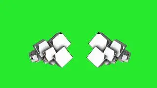 Cube Transition Green Screen (HD) - Green Screen Effects!