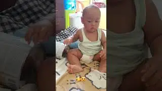 7month old. #funny #baby #funnyshorts #love #happy #reels #funnyvideo #happiness #babyboy #shorts