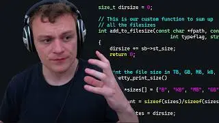 Directory Sizes in C (Coding Practice)